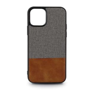 Coque Souple Bi-matière Pour iPhone 11 Pro - Grise Et Marron