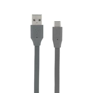 Câble Usb-c /usb-a Plat 1 M - Gris Sidéral