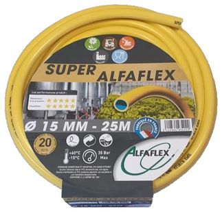 Tuyau D'arrosage Diamètre 15mm Longueur 25m Super - Alfaflex - Afsup15025