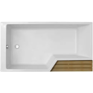 Baignoire Bain Douche Antidérapante Jacob Delafon Neo, Blanc Mat 160 X 90, Gauche