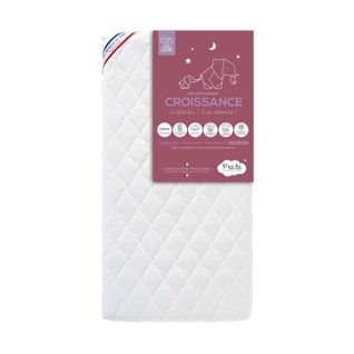 Matelas bébé Déhoussable Mousse Mémoire Soutien Ferme 60x120 - Accueil Confortable