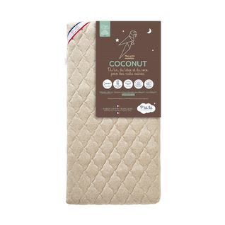 Matelas bébé Déhoussable Coco, Latex, Lin Soutien Ferme 60x120 - Enfant - Accueil Confortable