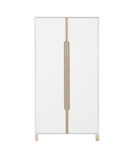 Armoire 2 Portes Enfant - Blanc 101 X H194 Cm