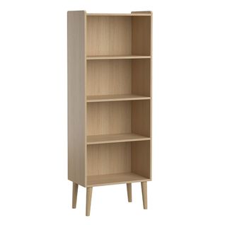 Bibliothèque 4 Étagères H164 Cm - Décor Chêne