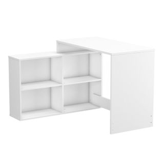 Bureau D'angle Avec  4 Cases - L111,9 Cm