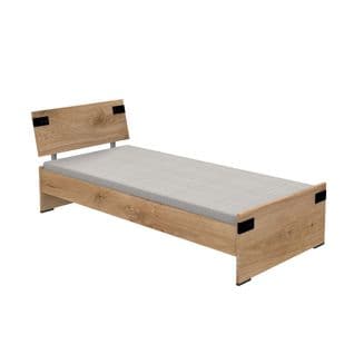 Lit 90x200 Avec Lot De 2 Tiroirs - L96 Cm