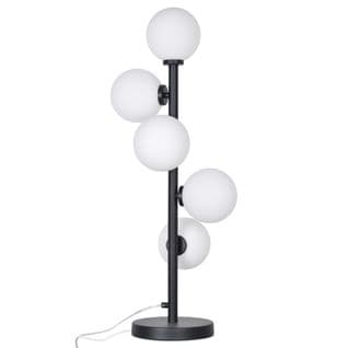 Edmond - Lampe Cinq Globes Noire