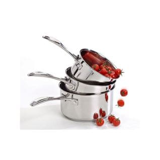 Série 3 Casseroles 16-18-20 Cm En Inox - 12066974