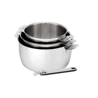 Série De 3 Casseroles 16/18/20 Cm Inox - 12566954