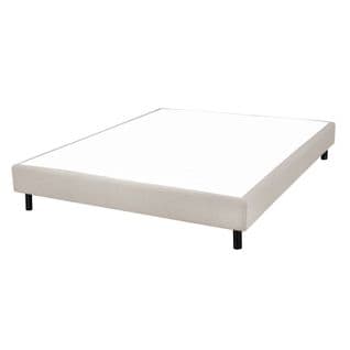 Sommier en kit 140x190 cm EBAC NEWKIT tissu lin