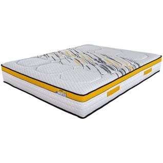 Matelas 140x190 Rugby - Ressorts Ensachés - Hauteur 27 Cm - Soutien Très Ferme