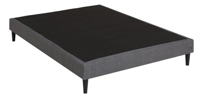 Sommier tissu 140x190 cm EBAC PRIMO anthracite