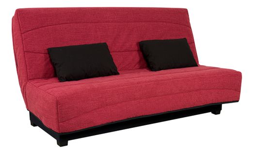 Housse DECO clic-clac 140 cm  Tissu CAPE Framboise