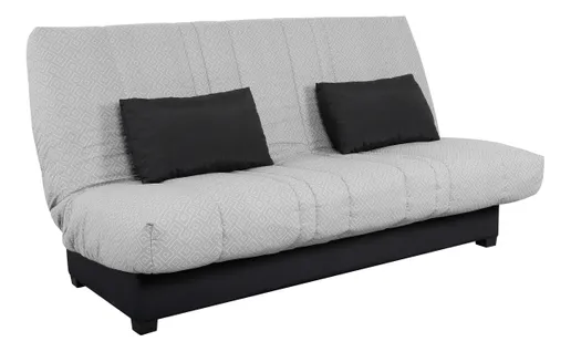 Housse clic-clac 130 cm  Tissu Géométrik gris