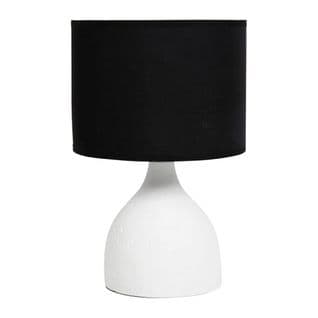 Lampe Ciment Portland Blanche Noire