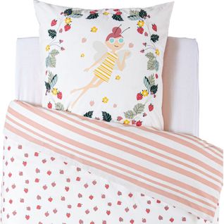 Housse De Couette Enfant 140x200 Summer + Taie 100% Coton 57 Fils