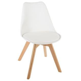 Chaise Scandinave Baya Blanc