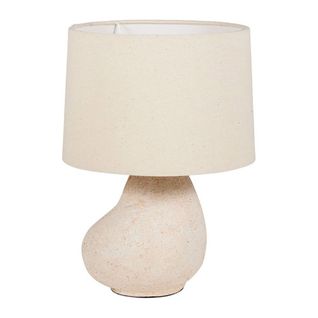 Lampe Céramique Lin Héra Beige Écru