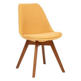 Chaise Scandinave Baya Vintage Ocre