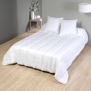 Couette Blanche Chaude Anti-moustiques Anti-punaises De Lit 140x200 Cm