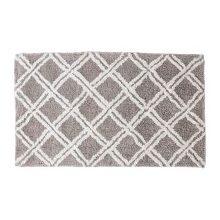 Tapis De Salle De Bain En Coton 40x70cm Losanges