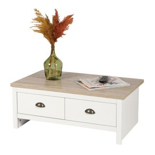 Table Basse Avec 2 Tiroirs Virginia