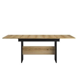 Table Rectangulaire Industrielle 1 Allonge - L205/160 Cm