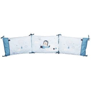 Tour De Lit 120x60 Ou 140x70 En Coton Bleu