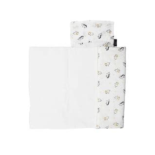 Matelas à Langer De Voyage 68x45cm En Coton Bio Blanc