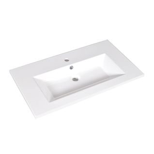 Plan De Toilette Glam 80 cm / Blanc