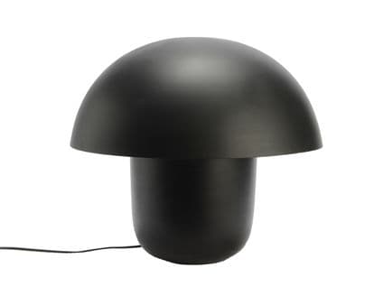 Lampe Champignon Noir 38 Cm - Amadeus