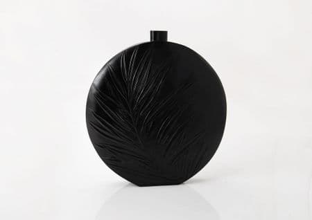 Vase Noir Feuille 68 Cm