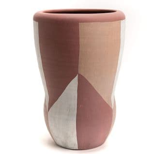 Vase Déco Terracotta Line Grand Modèle