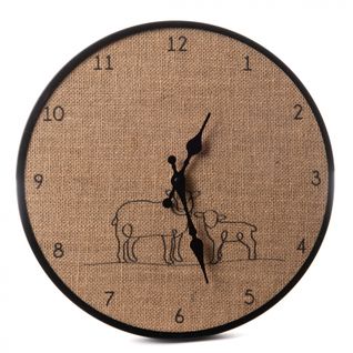 Horloge Diane En Jute 35 Cm