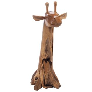 Déco Tête De Girafe 120 Cm