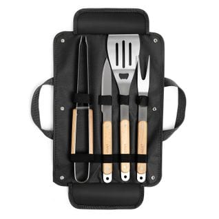 Set De 4 Accessoires Pour Barbecue - GS75 noir