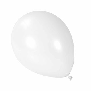 Lot De 10 Ballons En Latex "gonflables" 30cm Blanc