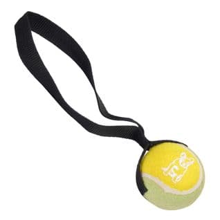 Jouet Pour Chien "balle De Tennis" 20cm Jaune Et Noir