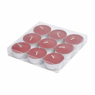 Lot De 9 Bougies Parfumées Chauffe-plat "gaïa" 3cm Fruits Rouges