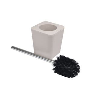 Brosse Wc Soft Touch "vitamine" 39cm Taupe