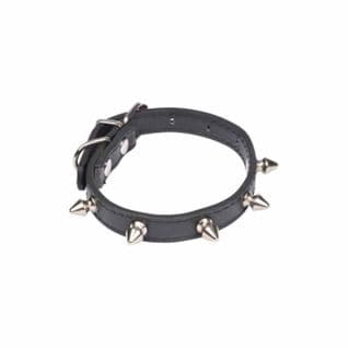 Collier Fantaisie Pour Chien "pics" 30cm Noir