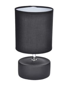 Lampe Cylindrique Mat Noir