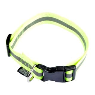 Collier Pour Chien "bande Réfléchissante" 70cm Jaune