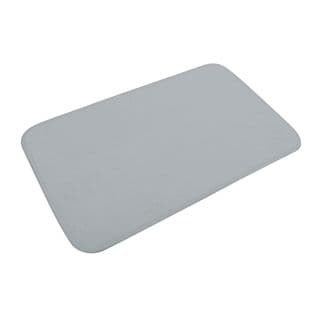 Tapis De Bain Microfibre "vitamine Ii" 45x75cm Gris Clair