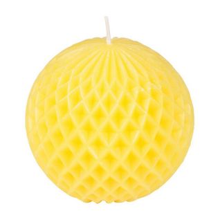 Bougie Déco "tropical Fresh" 9cm Jaune