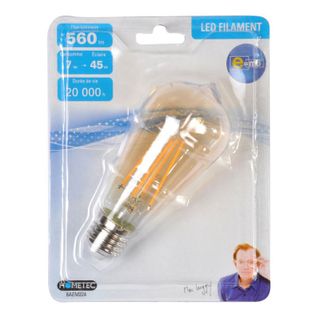 Ampoule LED Filament "ogive" 13cm Ambre