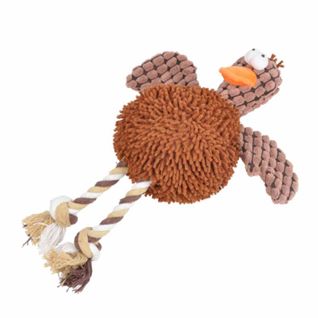 Peluche Pour Chien "canard" 28cm Marron