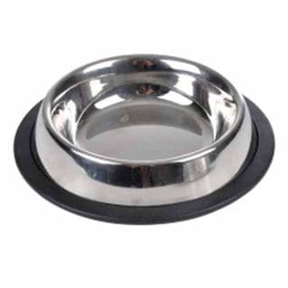 Gamelle Pour Chien et Chat "antidérapante" 15cm Argent