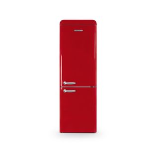 Réfrigérateur congélateur 300 Litres Froid brassé  60 cm - Coloris Rouge -Scb300vr