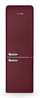 Réfrigérateur Combiné Inversé 300 Litres - Coloris Rouge Bordeaux - Scb300vwr